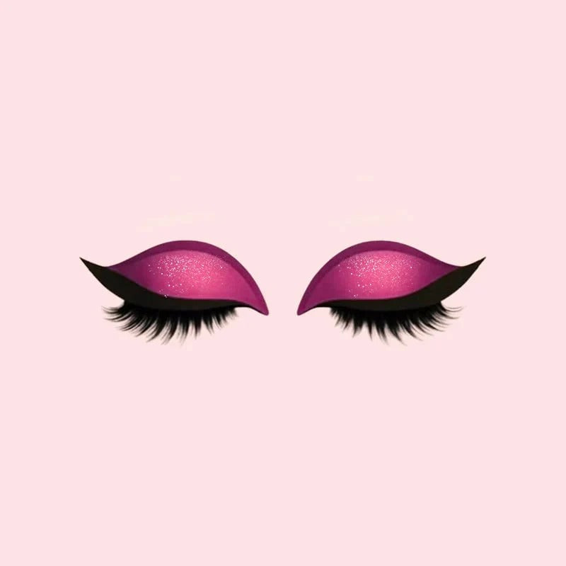 Gluschwein - Fauler Lidschatten-Wimpernaufkleber
