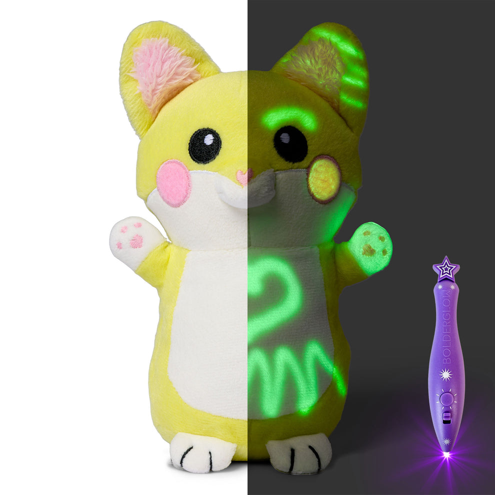 Gluschwein - Drawing Plushy - Zauberhafte Lichtzeichnungen auf diesem Plüschtier