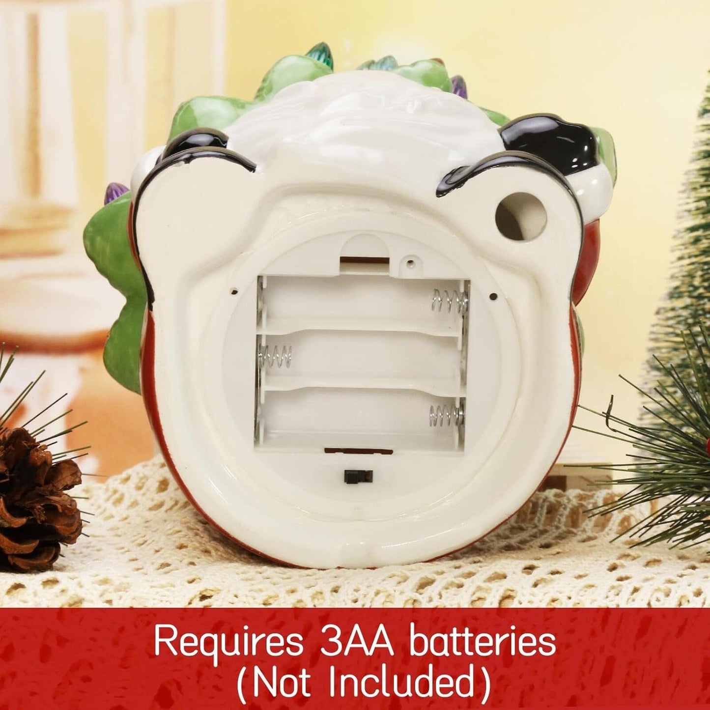 GnomeTree - DIY Beleuchteter Weihnachts-Wichtelbaum — Für Tisch, Fenster & Kamin