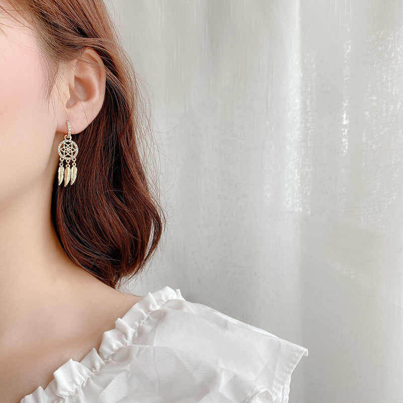 Gluschwein - Dreamcatcher Dangle Earrings