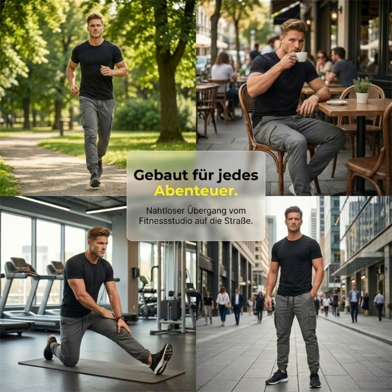 Gluschwein - 🌞 Sommerneuheiten – Jetzt bis zu 50% sparen! 💰 Lässige Cargohose für Herren mit Kordelzug