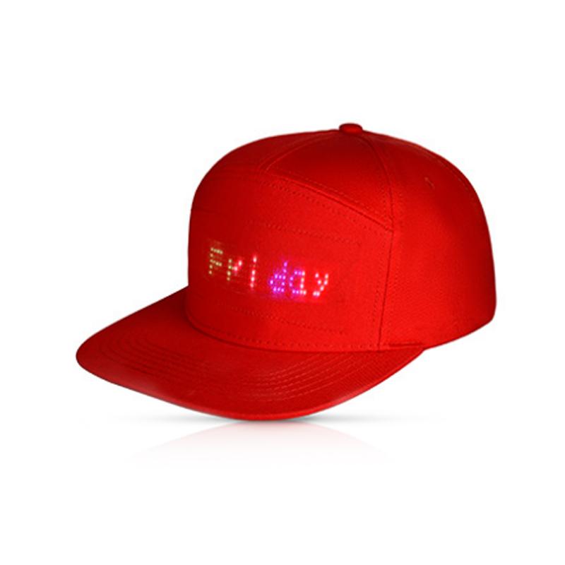 Gluschwein - LED Message Hat RED