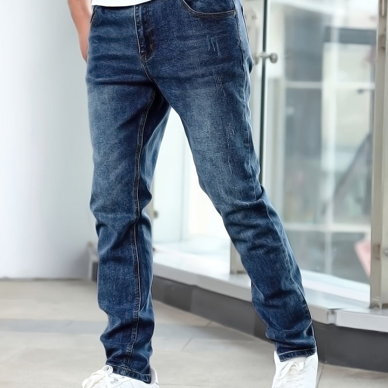Gluschwein - 👖 50% RABATT! 🔥 Moderne Slim-Fit-Stretchjeans für Herren – Bequemer Stretch, Moderne Passform & Vielseitiger Alltagslook 💙