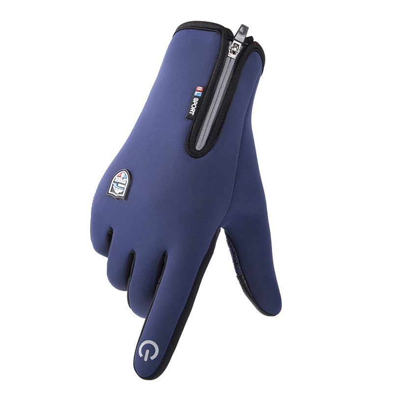 Gluschwein - Warme Touchscreen-Handschuhe Blau