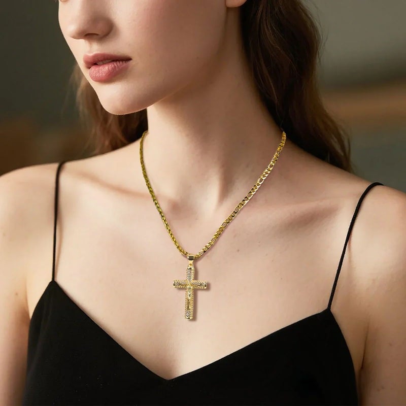 Gluschwein - 🎁Früher Weihnachts-Hot-Sale – 48% RABATT! 🎅✝️Jesus-Kruzifix-Anhänger-Halskette