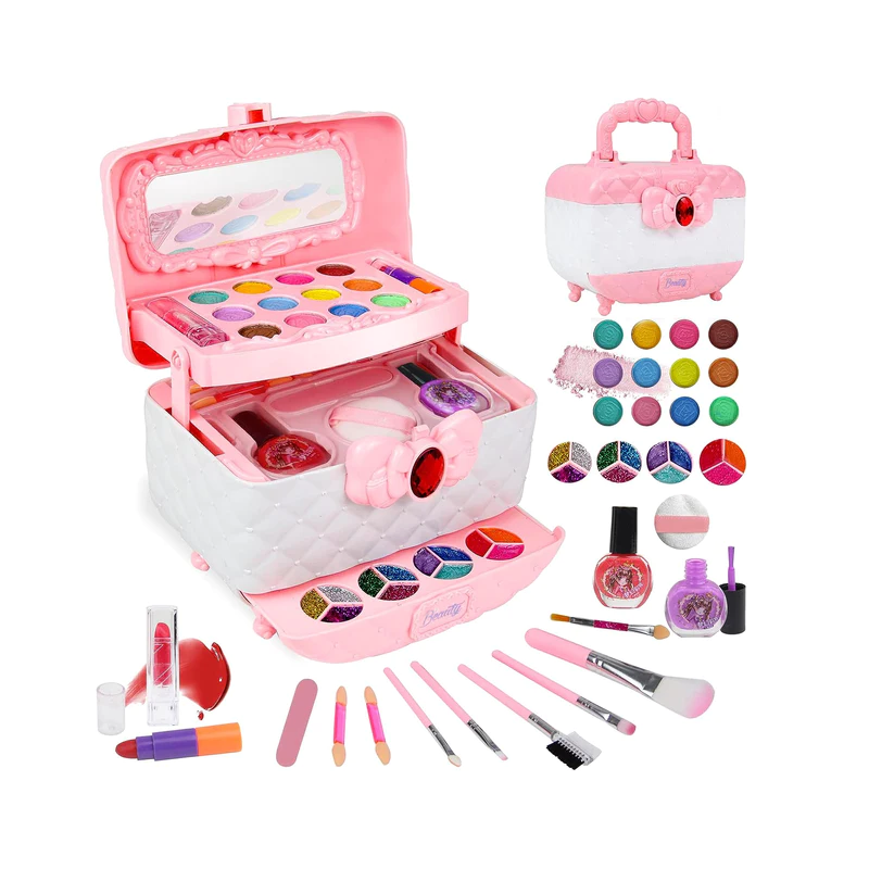 Gluschwein - Abwaschbare Kinderschminke Beauty Kit Rosa