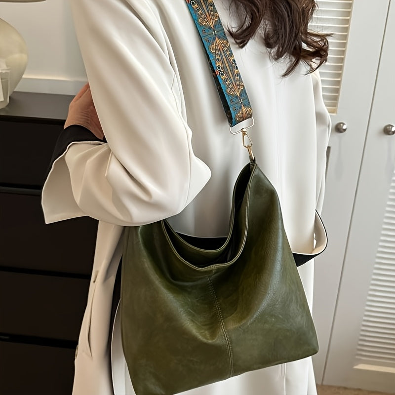 Mirelda – Bolso de hombro casual con correa ancha