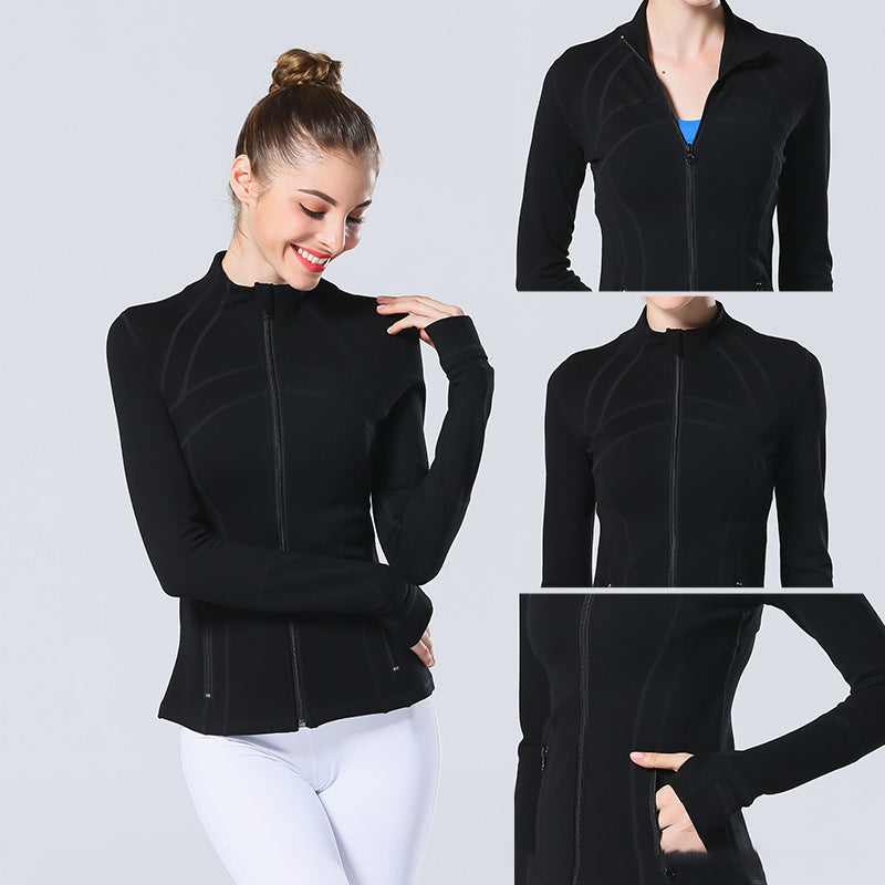 Chaqueta deportiva elástica para mujer.