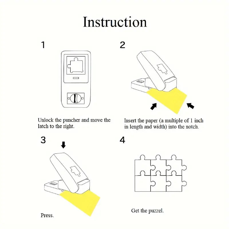 Gluschwein - DIY-Puzzlestanzer zum Basteln - Perfekt für präzise Schnitte und kreative Projekte