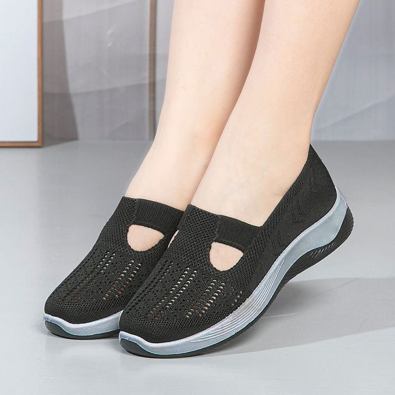 Gluschwein - 💥Kostenloses Geschenk geben🔥Damenschuhe, bequeme, atmungsaktive, rutschfeste orthopädische Wanderschuhe für Menschen mittleren Alters und ältere Menschen