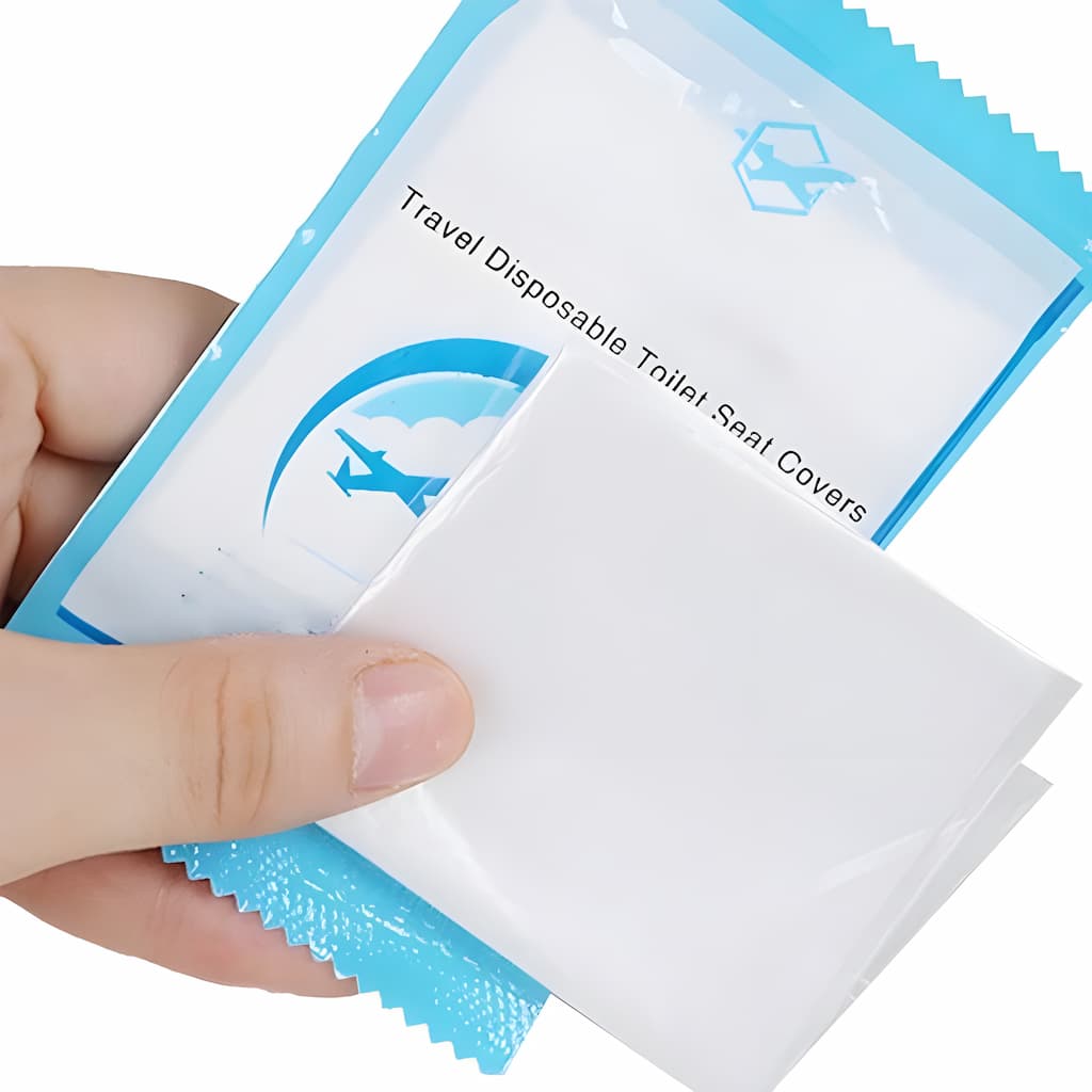 HygeneCover - Persönlicher Toilettensitzbezug für unterwegs [50 Stück)