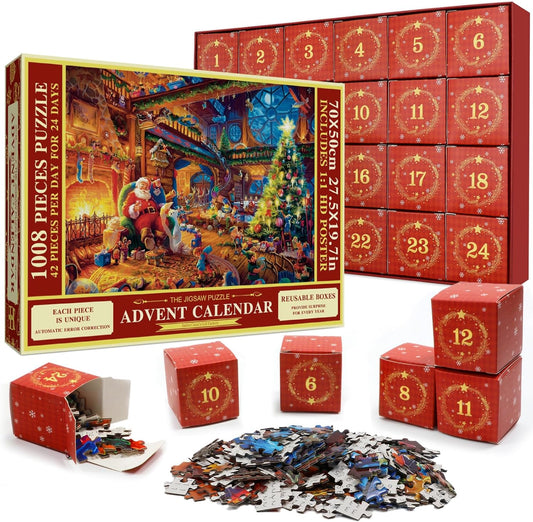 Calendrier de l'Avent 2023 Puzzles de Noël