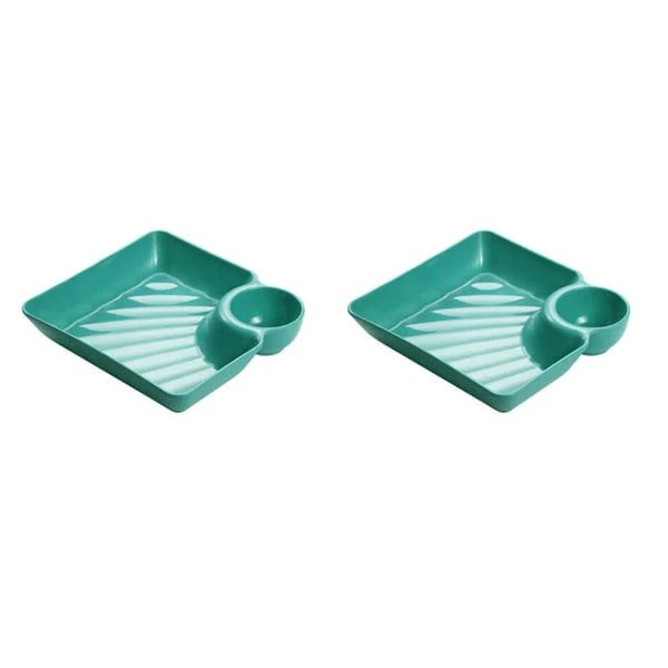 Gluschwein - Dip Plate - Teller mit separatem Soßenfach für sauberes Essen