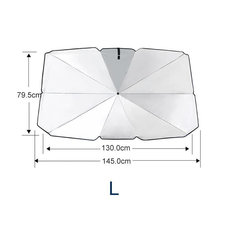 Gluschwein - Faltbarer Sonnenschirm für Autos L