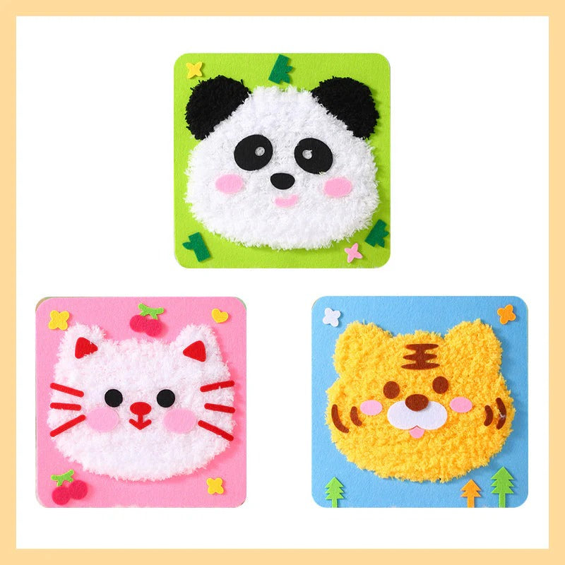 Gluschwein - Fuzzy Drawings - Set zum Basteln einer Stickpuppe