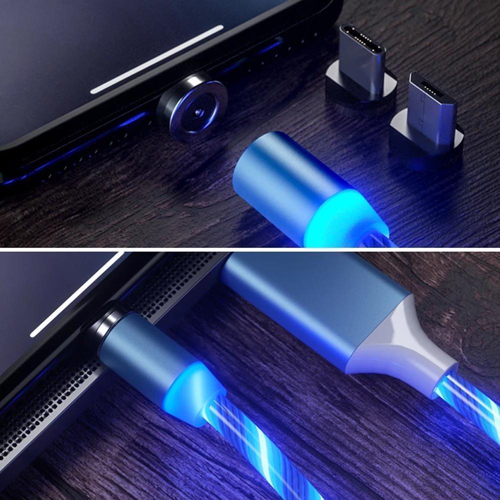 Gluschwein - LED Magnetic 3 in 1 USB Ladekabel