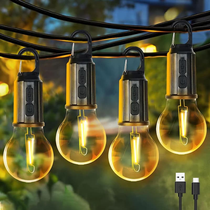ClipBulb - Retro Campinglicht — Perfekte Atmosphäre für Zelt & Angelplatz