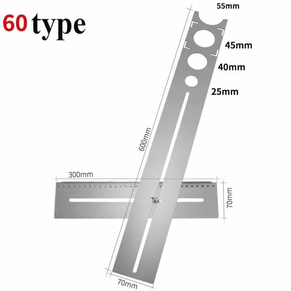 TileGauge - Vollwinkel-Fliesbohrschablone — Dein bester Helfer bei Renovierungen