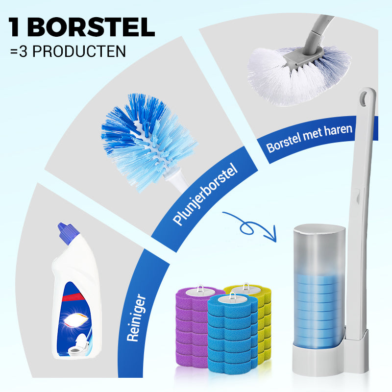 Gluschwein - Heißer Verkauf 🎉 WC-Bürsten mit Reinigungsmittel ✨ Für gründliche Reinigung und hygienische WC-Pflege