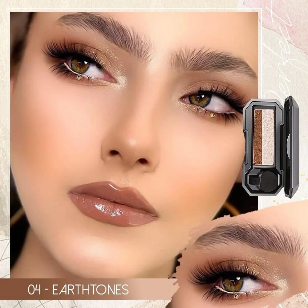 Gluschwein - Glamour Eyeshadow - Perfekte zweifarbige Lidschattenpalette