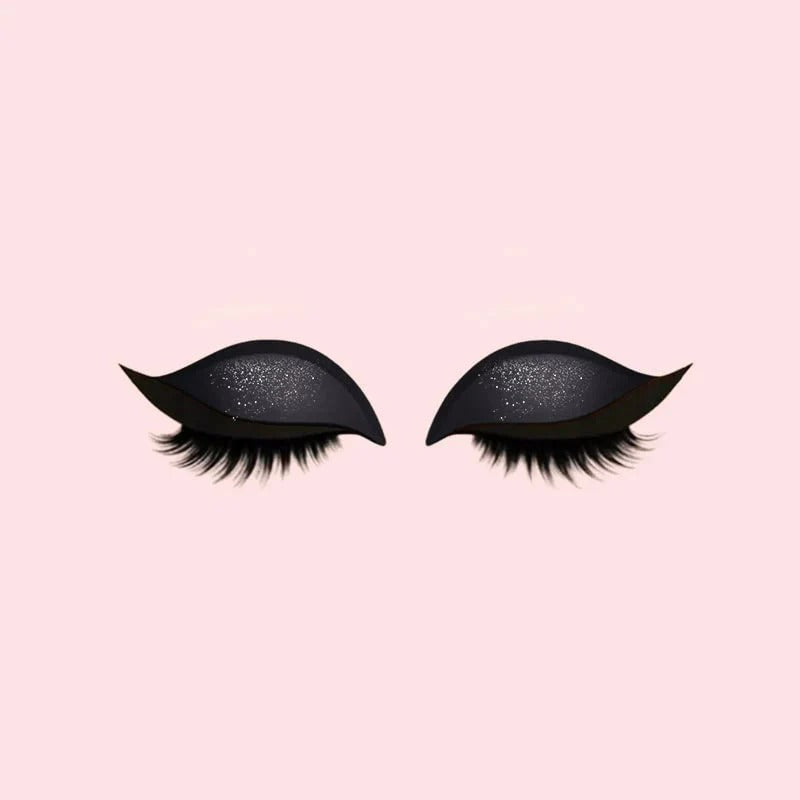 Gluschwein - Fauler Lidschatten-Wimpernaufkleber