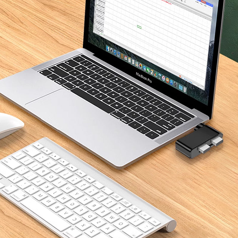 Gluschwein - 4-in-1 drehbarer USB-Hub