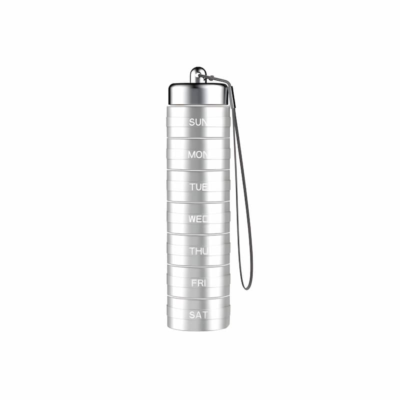 Gluschwein - Pill Bottle - Tablettendose 7 Tage mit Wocheneinteilung