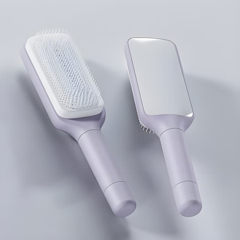 SeluBrush - Selbstreinigende Bürste — Entfernt Haare mühelos aus den Borsten