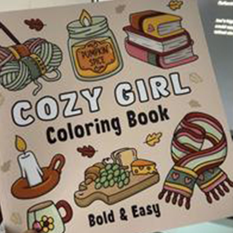 Livre de coloriage pour fille confortable