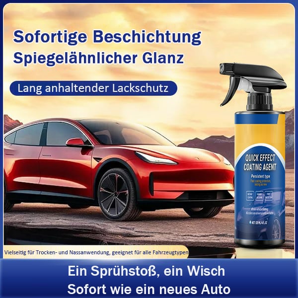 🎉 KAUFE 5, ERHALTE 5 GRATIS! 🎁🚗Fortschrittliches Auto-Schnellbeschichtungsspray