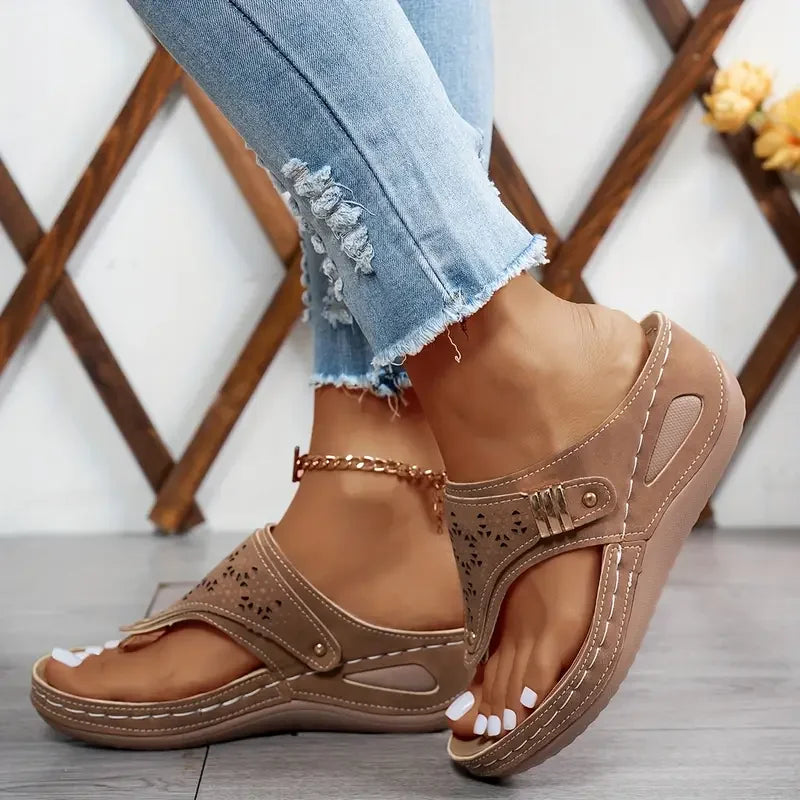 Tiara | Sandales compensées élégantes