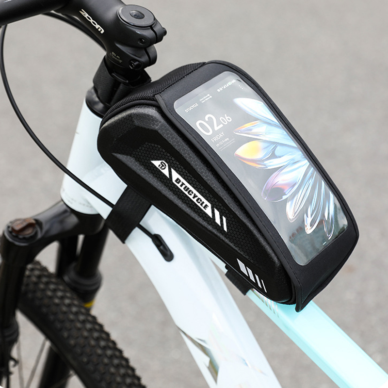 Gluschwein - 🚴50% RABATT! 📱 Wasserdichte Fahrrad Oberrohrtasche – Hardcase Handyhalter, Perfekt für MTB & Rennrad 🗺️