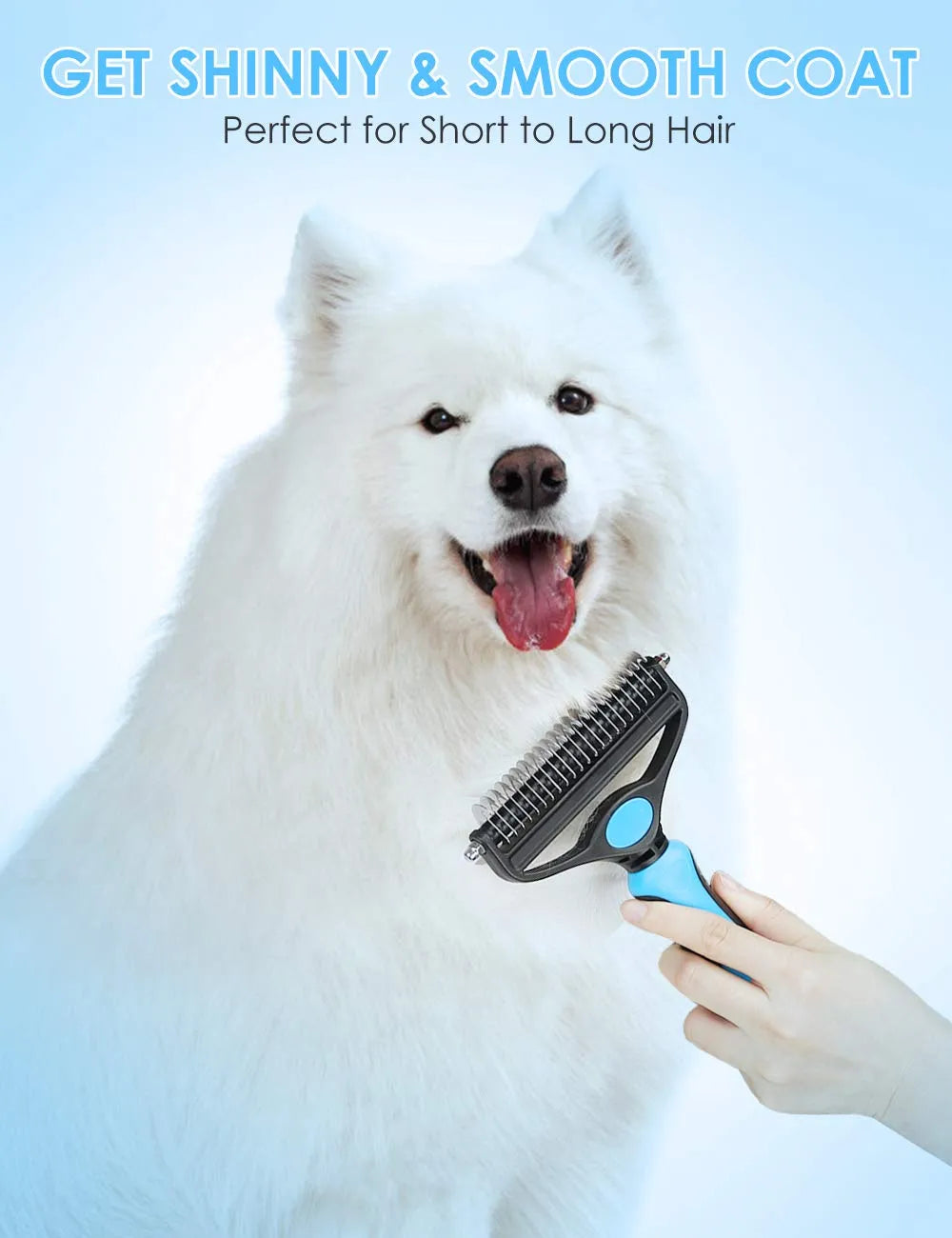🐶🐱🔥 2+1 GRATIS 🎁 Professionelles Enthaarungs-Tool für Hunde & Katzen – entfernt lose Haare schnell & effektiv ✨