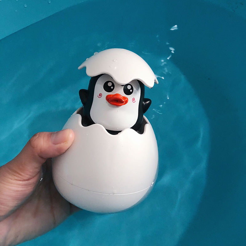 Gluschwein - Baby-Bade-Schwimmsprinkler-Spielzeug Pinguin-Ei