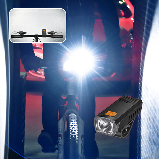 Gluschwein - 🚴‍♂️ LED Waterproof Rechargeable Bike Headlight with Clip – Bright & Durable ✨