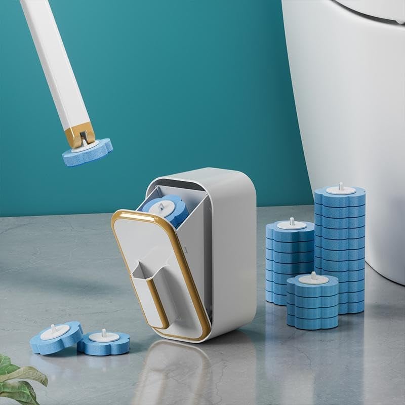 Gluschwein - 50 000+ VERKAUFT!🚽💦Innovatives Einweg-Toilettenbürstenset zur Wandmontage✨