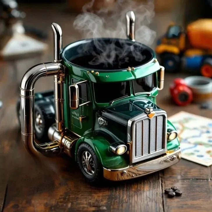 Semi-Truck Kaffeetasse für Lkw-Fahrer – Ein Muss für Reisen