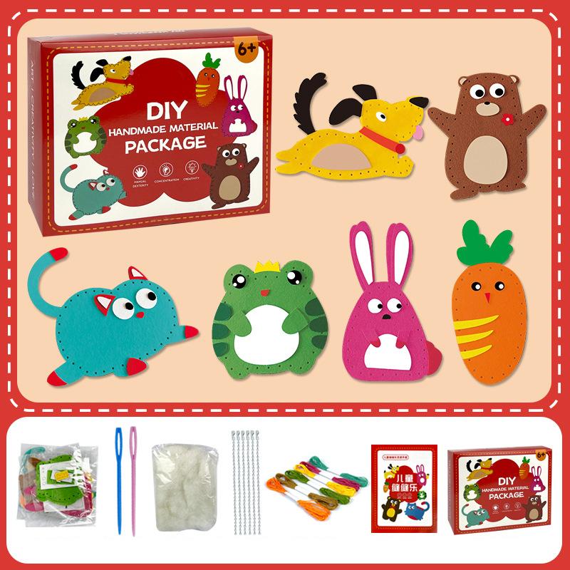 DIY-Nähset für Kinder – Kreatives Basteln mit süßen Tiermotiven