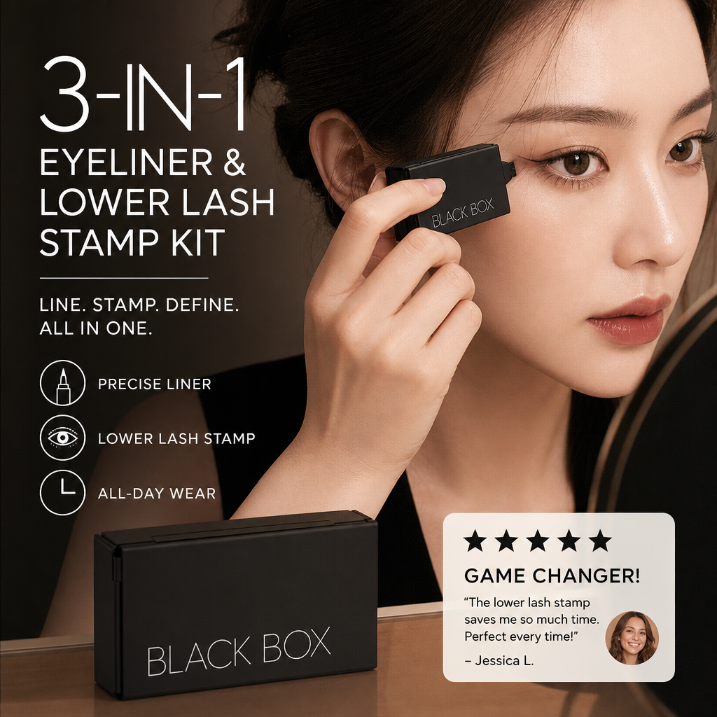 Gluschwein - 🎉 SALE 2026 – +128.000 MAL VERKAUFT! 👁️ 3-in-1 Eyeliner & Wimpernstempel-Set – Wasserfest, Wischfest & Langanhaltend – Perfektes Augen-Make-up in Sekunden ✨💄