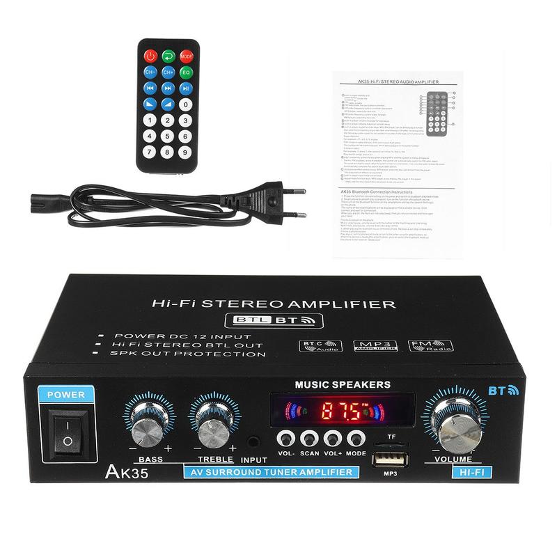 🔊 LIMITED-TIME 50% RABATT! ✨ 600W Mini HIFI Audioverstärker – 2-Kanal, Bluetooth 5.0, FM-Radio 🎵