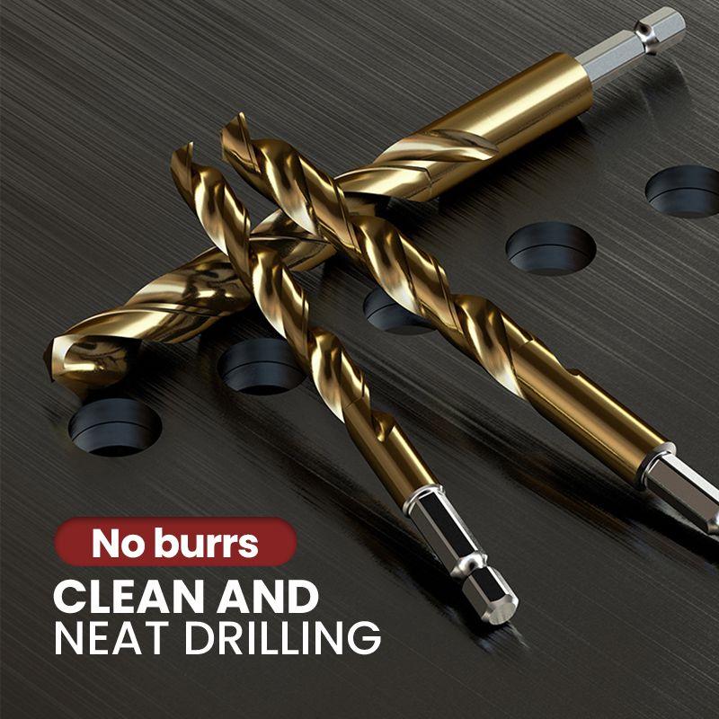 🔥Nur für kurze Zeit: 50 % Rabatt!🔧 Hocheffizientes Werkzeug, das von erfahrenen Handwerkern geschätzt wird! Direkt vom Hersteller: 99-teiliges Set titanbeschichteter Bohrer.