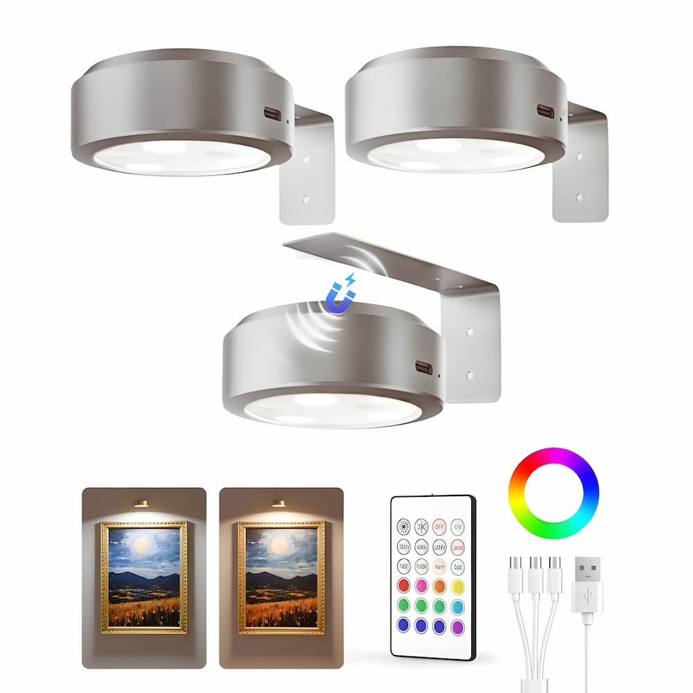 ArtLight - Magnetische LED-Bilderleuchte – Dimmbar & wiederaufladbar