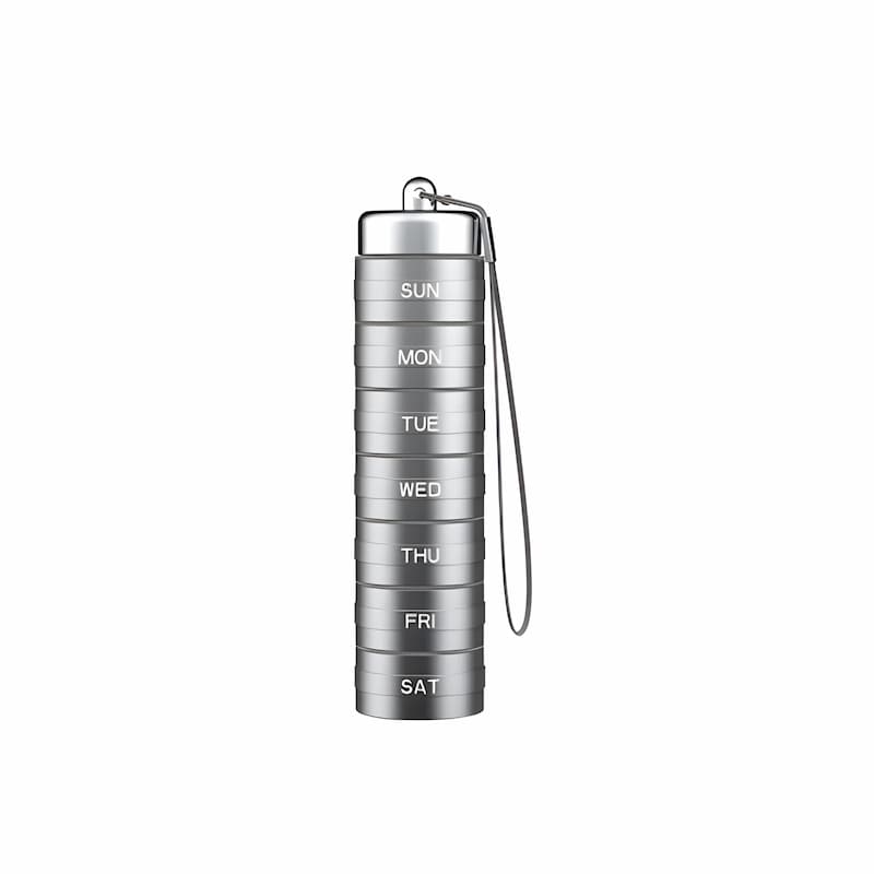 Gluschwein - Pill Bottle - Tablettendose 7 Tage mit Wocheneinteilung