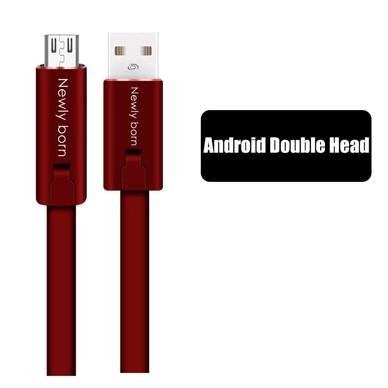 Gluschwein - 4a Regeneratives Datenkabel Rot Android Doppelkopf