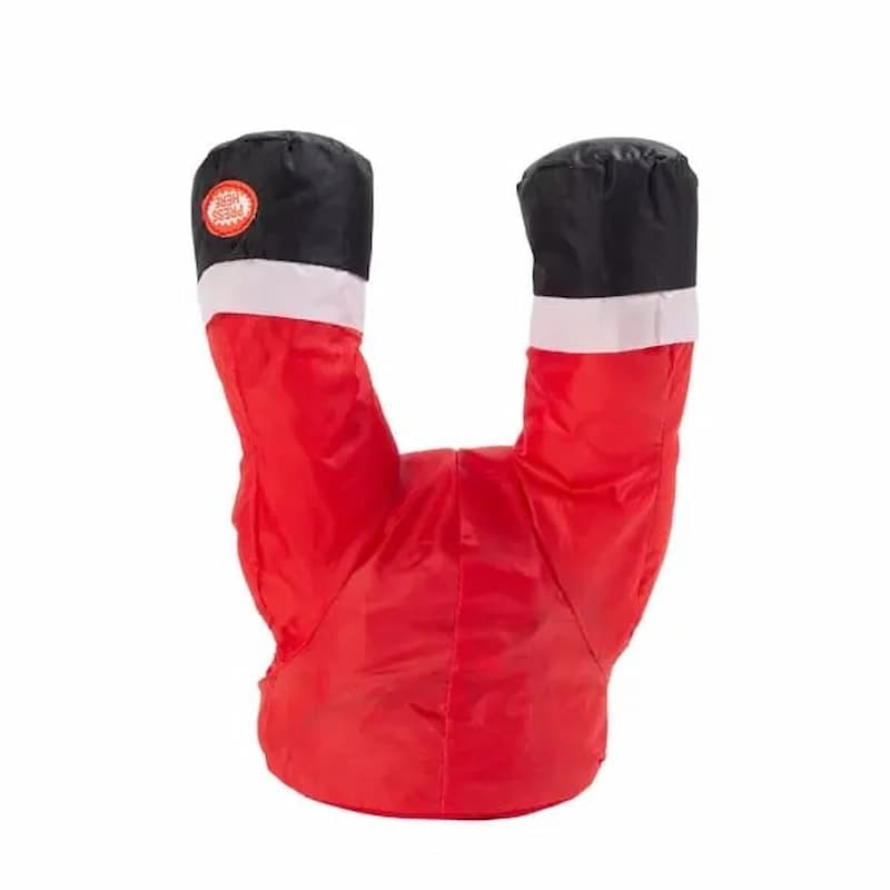 ChristmasCrash - Lustige Santa-Crash-Fensterdeko — Für Haus & Büro zur Weihnachtszeit