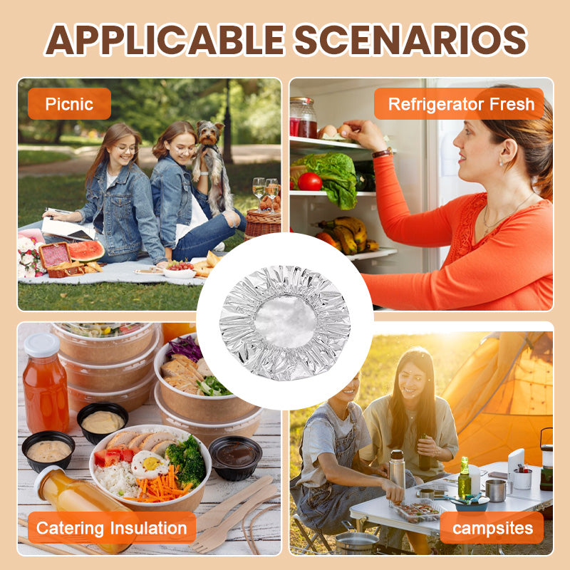 🧊🔥 50% RABATT! Intelligente Isolierhülle aus Aluminiumfolie – Hält Speisen länger warm, wiederverwendbar & perfekt für den täglichen Gebrauch und unterwegs 🍱✨