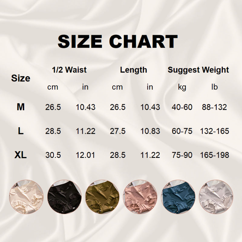 Gluschwein - 💥Kaufe 2, erhalte 1 kostenlos🥰Atmungsaktive Damen-Slips aus hochelastischem Satin mit Baumwollfutter, gesund, bequem und nahtlos