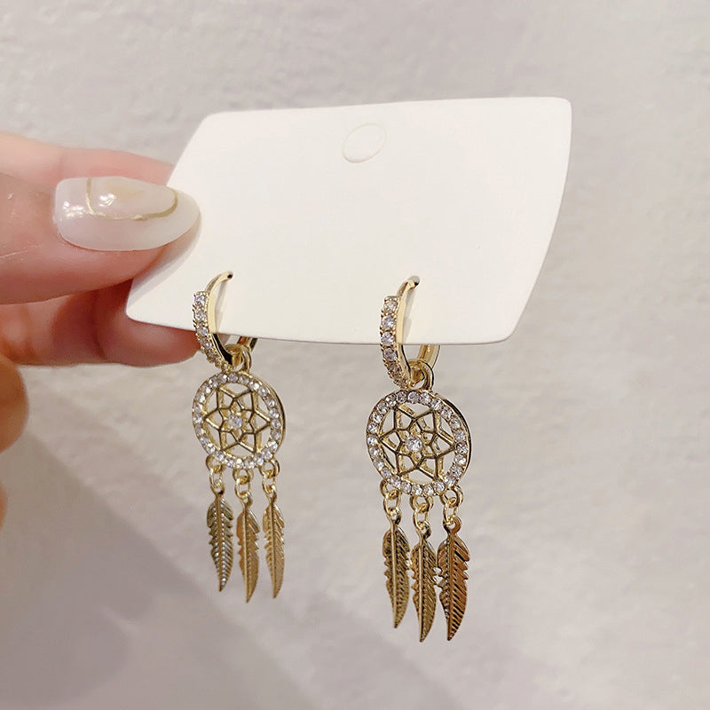 Gluschwein - Dreamcatcher Dangle Earrings