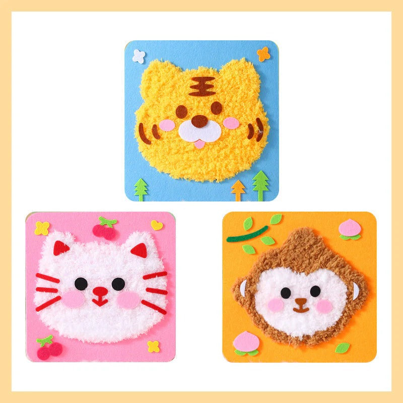 Gluschwein - Fuzzy Drawings - Set zum Basteln einer Stickpuppe