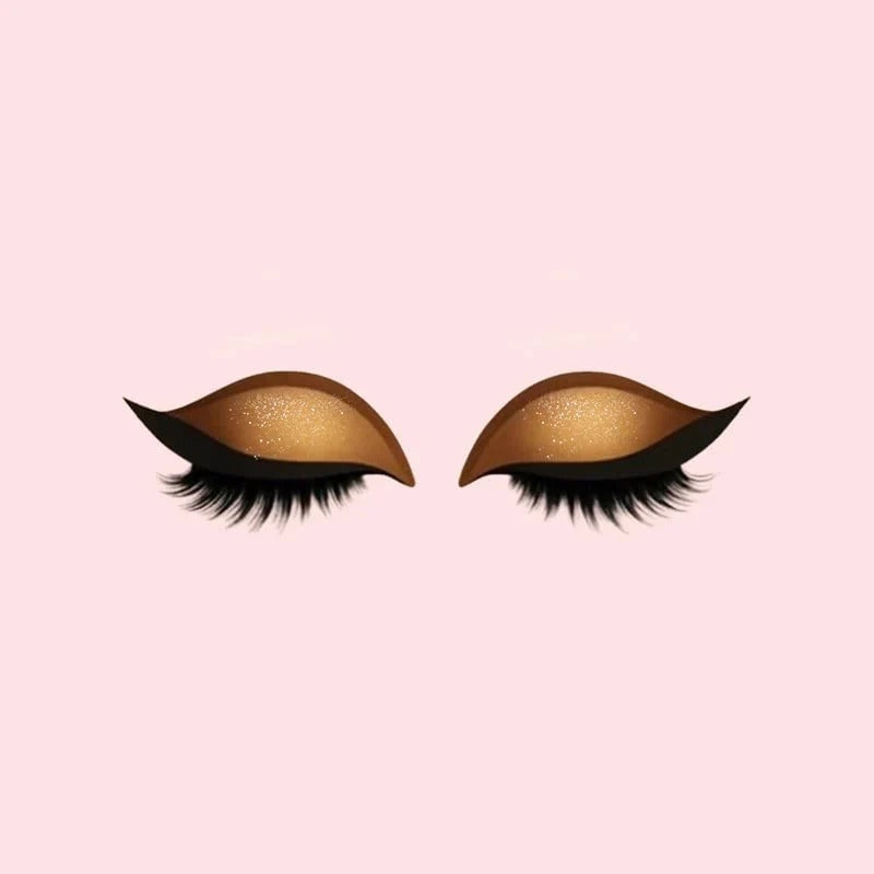 Gluschwein - Fauler Lidschatten-Wimpernaufkleber